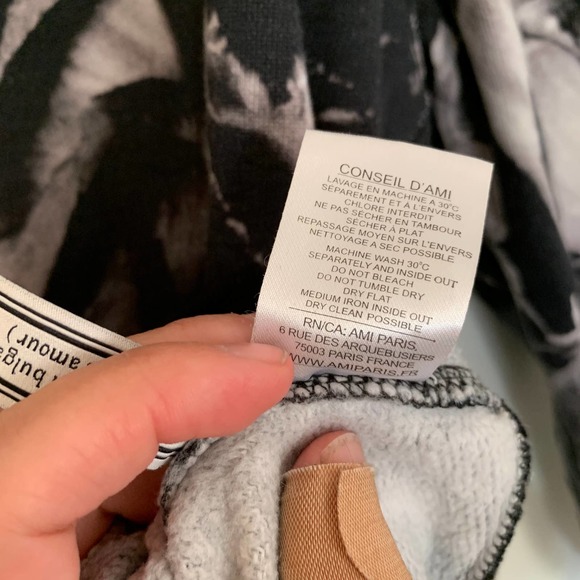 AMI Allover Print Floral Crewneck Sweatshirt - Picture 7 of 9